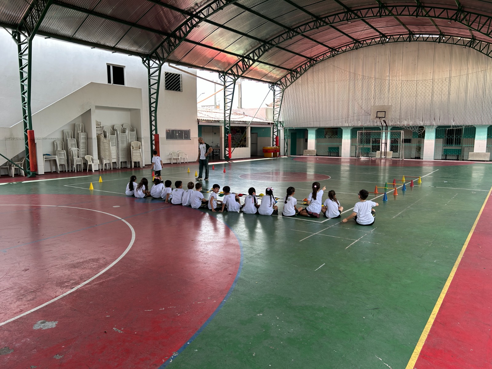 Quadra coberta do Colégio Ipuense em Ipu, Ceará