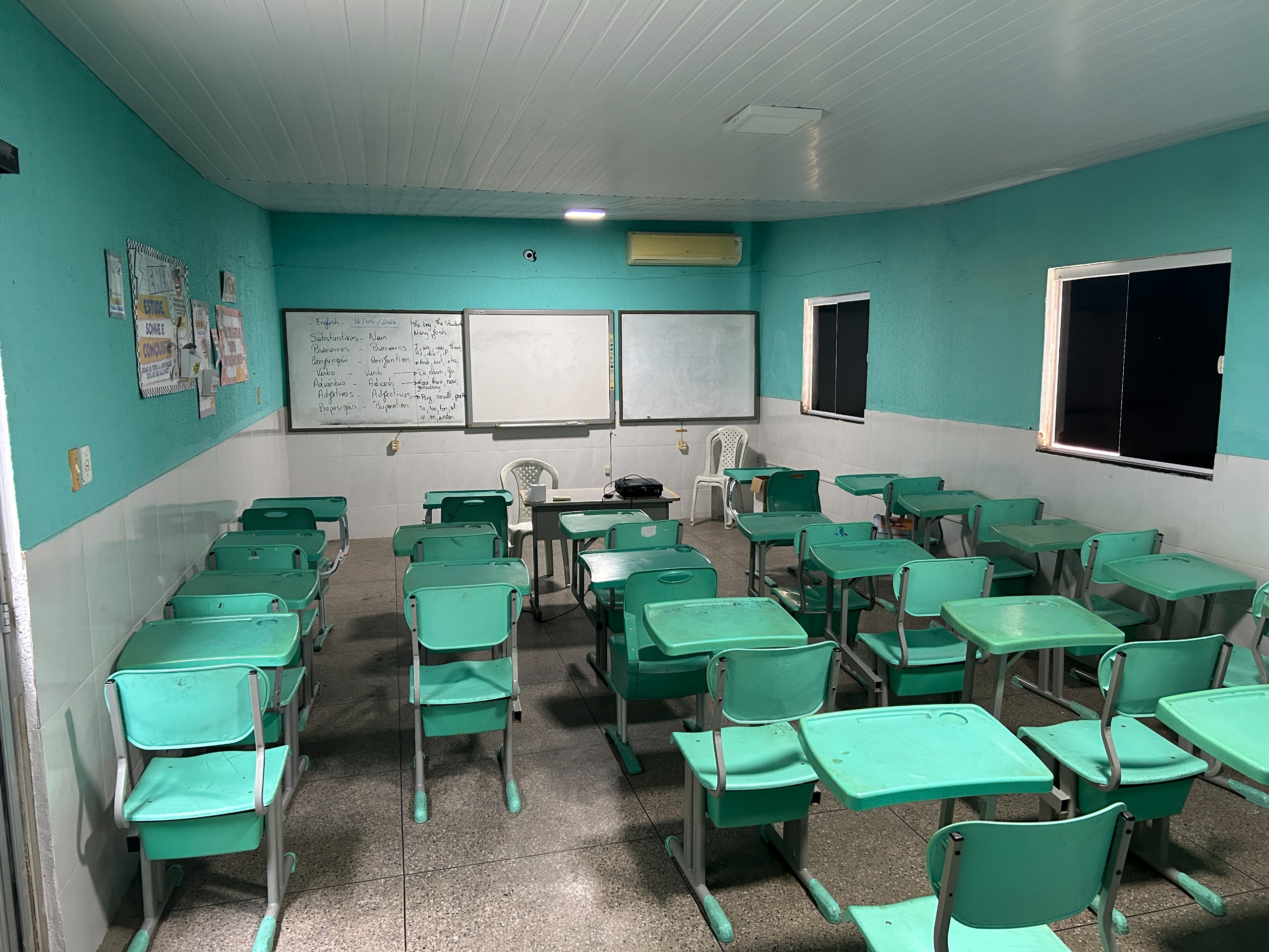 Sala de aula do Colégio Ipuense em Ipu-CE